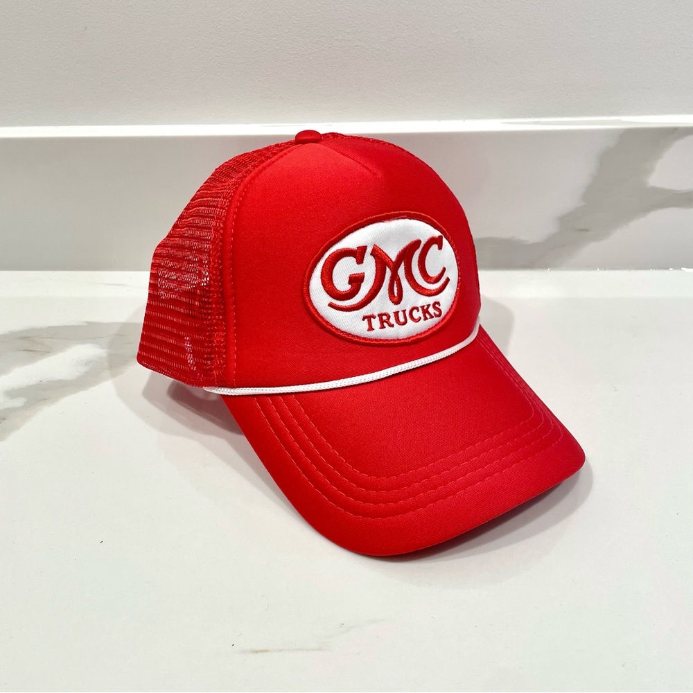 NEW GMC Embroidered Patch Trucker Hat/Adjustable Cap